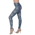 Women's Denim Aztec Printed Legging